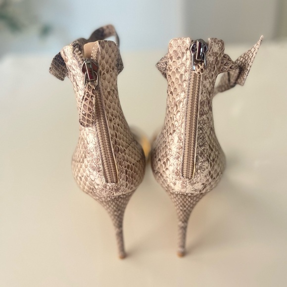 Alexandre Birman Clarita Assymetric Python Heels - Picture 9 of 10